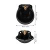 Automatic Livestock Waterer, Iron and Brass, Black, Large view 2