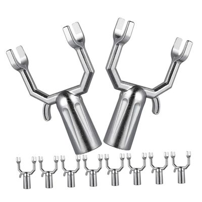 TOGEVAL Plant Branch Supports, 16-Piece Aluminum Alloy Set for 19 mm Pipe
