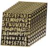 HOMSFOU Reflective Removable Mailbox Number Stickers, 10 Sheets, Residue-Free, Self-Adhesive, for Outdoor Use view 1