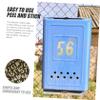 HOMSFOU Reflective Removable Mailbox Number Stickers, 10 Sheets, Residue-Free, Self-Adhesive, for Outdoor Use view 2