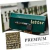 HOMSFOU Reflective Removable Mailbox Number Stickers, 10 Sheets, Residue-Free, Self-Adhesive, for Outdoor Use view 3