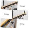CIYODO 1-Pc Creative Door Hook, No-Drill Clothes Hook, Black view 3