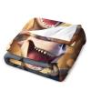 Super Soft Lightweight Dinosaur Blanket, Fluffy Warm 3D-Printed Flannel Throw, 180 x 200 cm view 2