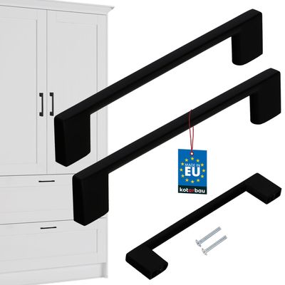KOTARBAU 2-Pack Cabinet Handles, Black, 148 mm
