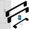 KOTARBAU 2-Pack Cabinet Handles, Black, 148 mm view 1