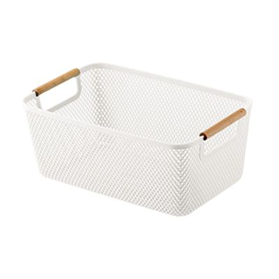 KESOTO Storage Basket, M, White