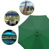 XRQBYUX Replacement Cover for Cantilever Umbrella (23.50 M), 6/8-Rib Polyester Patio Umbrella Canopy, Orange, 270 cm/8.8 ft view 2