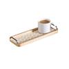 FUHAI-666 Wooden Serving Tray, Rectangular Decorative Coffee Tray view 1