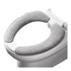 YETONADO Universal Adhesive Flannel Toilet Seat Cover, Reusable and Washable (A) view 1