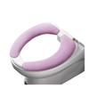 YETONADO Universal Adhesive Flannel Toilet Seat Cover, Reusable and Washable (A) view 2