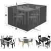 Waterproof Outdoor Furniture Cover for Rectangular Tables and Chairs, 320 x 250 x 90 cm view 4