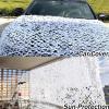 CAQXAQP White Camouflage Net for Outdoor Hunting, Decoration, and Privacy Screening, 1 m x 7 m, with Sun Protection, Customizable Size view 4