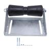 Ghzste Tough Black Rubber Bow Boat Trailer Roller Mount, Boat Trailer Roller Assembly, Heavy-Duty Galvanized Steel Bracket with Mounting Bolts for Loading and Launching Boats (12 view 1