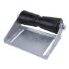 Ghzste Tough Black Rubber Bow Boat Trailer Roller Mount, Boat Trailer Roller Assembly, Heavy-Duty Galvanized Steel Bracket with Mounting Bolts for Loading and Launching Boats (12 view 2