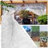 CAQXAQP White Camouflage Net for Outdoor Hunting and Decoration, 5 x 12 m, Concealment and Sunshade view 1