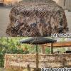 CAQXAQP Wilderness Camouflage Net for Outdoor Hunting and Decoration, 8 m x 11 m, Privacy Screen with Sun Protection for Garden, Camping, Parties, and Car Cover, Customizable Size view 4
