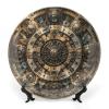 Decorative Bone China Plate with Steampunk Gears, 15.2 cm view 1