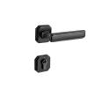 Chinese Brass Interior Door Lock, Magnetic Split Door Lock with Handle for Bedrooms, Black, Bronze view 3