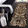 Siunwdiy Extra-Long Black and Gold Non-Slip Washable Runner Rug, 80 x 140 cm view 1