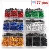 Motorcycle Fairing Screw Kit Compatible with CB650R, CBR650R and PCX 125, Silver view 2