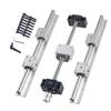 CNCYEAH SBR12-1000 mm Linear Rail Kit with 4 SBR12UU Bearing Blocks and SFU1204-1000 mm Ball Screw for DIY 3D Printers and Stepper Motors view 1