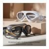 CQJJXKYC Waterproof HD Snorkel Mask with Anti-Fog Lens, Large Frame, Earplug Set (C) view 3