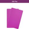 Hlxnyami 150 Metal Business Card Blanks, 1/64, 3.4 x 2, Aluminum Laser Engraving Material for DIY Business Cards, Purple view 3
