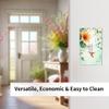 Sunny Floral Light Switch Wall Plate, Yellow Sunflower and Hummingbird, Standard Single Toggle view 3