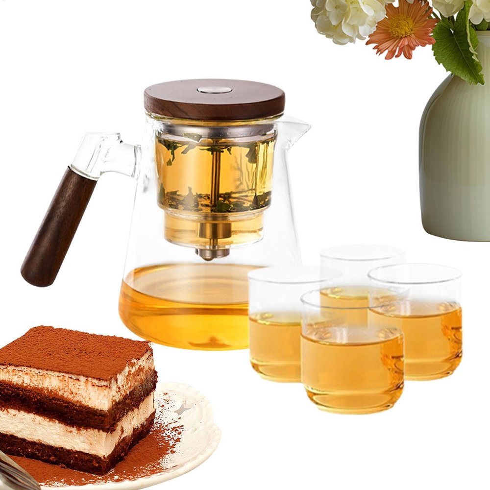 Glass Tea Strainer and Lid