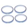 JEWEDECO Blue Heat-Resistant Tape, 4 Rolls, 10 mm x 3, with Silicone Adhesive for Heat Presses view 1