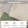 ZASEZOD Universal 1/2/3/4-Seater Sofa Protective Cover, Chenille Couch Protector, Non-Slip (Green D, 110 x 160 cm) view 2