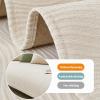 ZASEZOD Universal 1/2/3/4-Seater Sofa Protective Cover, Chenille Couch Protector, Non-Slip (Green D, 110 x 160 cm) view 4