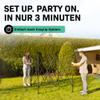 VONROC 3x3 m Waterproof Stable Gazebo - EasyUp Party Tent [3-Minute Setup] view 2