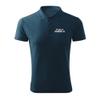 BroiderStudio The Gulf of America Trump Lovers Navy Embroidered Original Design Emblem Polo Piqué Shirt, Premium Men's Size XXL view 1