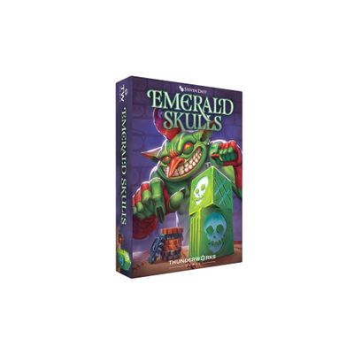 Thunderworks Games - Emerald Skulls | Real-Time Betting Dice Game | Push-Your-Luck Strategy Board Game | Fast-Action Casino-Style Group Game | Family Game for 1-6 Players Ages 14+ | 30-45