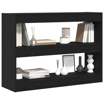vidaXL 2-Tier Bookshelf 100 x 30 x 72 cm Engineered Wood