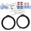 EHO HiFonics TRX62 Speakers with Installation Kit for Honda Civic VIII (FK/FN), 2006–2012, Front Doors, 360 W, 165 mm, 2-Way Coaxial view 2