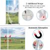 Magnetic Insect Screen Door Curtain, 110 x 215 cm, White view 4