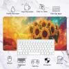 Abstract Sunflower XXL Mouse Pad 1000 x 500 x 3 mm view 2