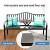 Outdoor Garden Bench with Adjustable Table, Blue view 4