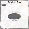 PATIKIL 10-Pack Rubber Washers, 15 mm x 2 mm (OD x Thickness), Round Rubber Bushings and Gaskets, Black view 2