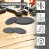 PATIKIL 10-Pack Rubber Washers, 15 mm x 2 mm (OD x Thickness), Round Rubber Bushings and Gaskets, Black view 4