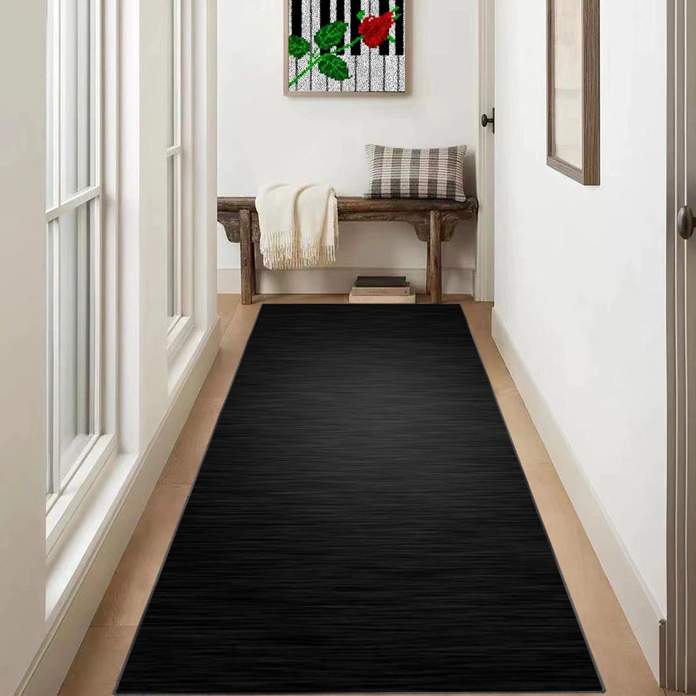 Hallway Runner Rug 100 x 250 cm, Non-Slip, Washable