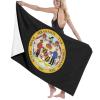 Maryland State Microfiber Bath Towel, Sand-Free, Absorbent, 80 x 130 cm view 1