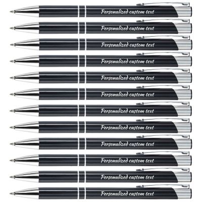 KOLOWKO Personalized Ballpoint Pen with Name or Blessing, 0.5 mm Black Ink