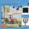 Outsunny Wooden Sandbox with Cover, 180 x 103 cm, Gray, for Kids view 3