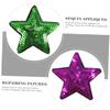 Sequin Star Iron-On Patches for Clothing, 14 Pieces, Christmas Event view 4