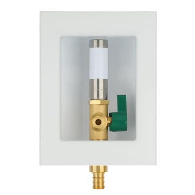 Ice Maker Outlet Box with Water Hammer Arrestor