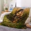LLSZAHD Plush Throw Blanket 200x220 cm Rice Ocelot 3D Home Blanket, Warm Soft Sofa Blanket, Washable, for Children and Adults view 2