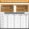Pocket Door Slides for Cabinets, 2-Pack, 35.6 cm view 2